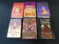 Six asstd Terry PRATCHETT Discworld novels, various as picture..