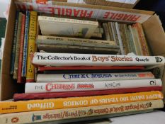 Box: gd qty various Childrens litereature, incl Alison Utley, gd selection Beatrix Potter, etc.