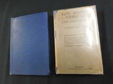 KENNETH NEWTON & WILLIAM STEEDS: THE MOTOR VEHICLE..., London, Iliffe & Sons, [1929], first edition,