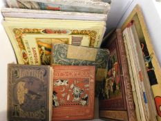 Box: asstd Childrens Books and early C20 Periodicals, inc Warcick House Toy Books, CALDECOTT "The