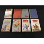 W E JOHNS collection of eight various BIGGLES titles, incl BIGGLES TAKES A HOLIDAY (1949 1st),