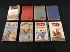 W E JOHNS collection of eight various BIGGLES titles, incl BIGGLES TAKES A HOLIDAY (1949 1st),