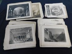 Packet - Good quantity of engraved prints, mainly 19th Century and earlier