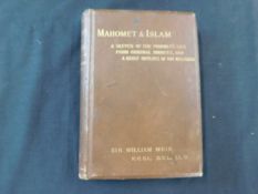 Wiliam MUIR "Mahomet & Islam", Religious Tract Society,1884