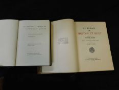 Joseph BEDIER, "Le Roman de Tristan et Iseut", ill Engels, L'edition d'Art Paris, t/w "Les tres