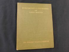 Sir Herbert George Fordham "Road Books and Itineraries 1570 - 1859", 1924