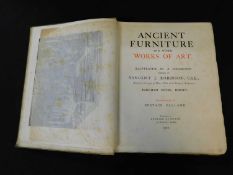Vincent J ROBINSON, "Ancient Furniture & other Works of Art", Quaritch 1902.