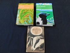 3 Volumes - Assorted Natural History - Ernest Neal "The Badger" 1948, first edition, d/w, David Cabo