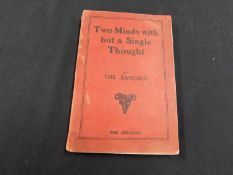 JULIUS AND AGNES ZANCIG "THE ZANCIGS": TWO MINDS WITH BUT A SINGLE THOUGHT, London, Paul Naumann,