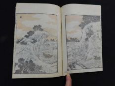 Japanese illustrated book containing 14 stories, Hokusai (1760-1849)
