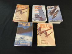 GEORGE E ROCHESTER five various first editions viz THE FLYING BEETLE (1935), GREY SHADOW (1936),