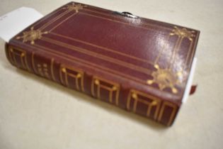 "The Holy Bible" 1914, gilt tooled leather boards, all edges gilt with presentation engraved