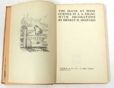 Milne (AA) House at Pooh Corner 1st Edition Methuen 1928