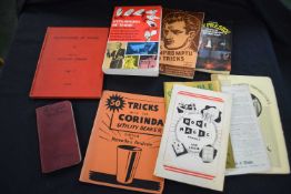 Pkt various magic and conjuring interest books including Mark Wilson "Complete Course in Magic" 1988
