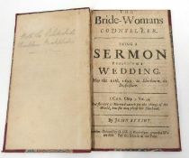 Sprint (J) The Bride-Womans Counsellor Published H Hills c.1700