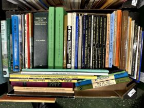 Box of books mainly on Industrial Archaeology, South West of England