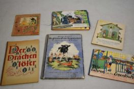 A collection of small format German language children's books including Svend Fleuron "Ungleiche