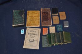 A mixed lot of miniature and pocket books, to include: Shakespeare, cycling, atlases, The Holy Bible