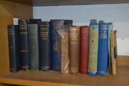 Military Interest: Quantity of eleven books to include "Rifle Brigade Chronical 1907", "The Fifth