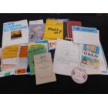 Packet - Assorted ephemera for a cruise to Scandinavian countries in 1967, a quite large