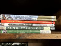 Six vols various modern hardback railway interest including British Steam Sunset, The Great