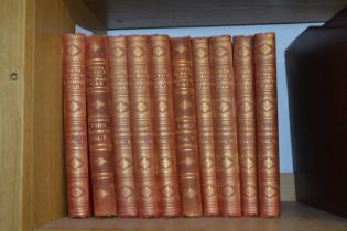 Quantity of ten volumes of "South Africa and the Transvaal War" by Louis Crestwick comprising of