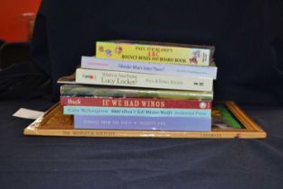 Children's novelty books: various titles: DEBORAH NOURSE LATTIMORE: I WONDER WHAT'S UNDER THESE;