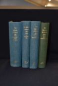 T BRASSEY: THE NAVAL ANNUAL: 4 volumes, 1887, 1894, 1899, 1900, Portsmouth, J Griffin and Co. All