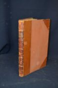 Military Interest: War documents 1914 bound together in official looking three quarter banded calf