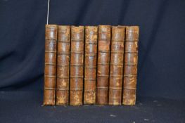 SAMUEL CLARKE: 7 volumes: SERMONS ON THE FOLLOWING SUBJECTS, London, W Botham, 1730/31, First