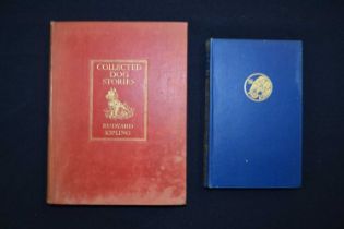 RUDYARD KIPLING: 2 titles: COLLECTED DOG STORIES, London, Macmillan, 1934, red cloth with gilt cover