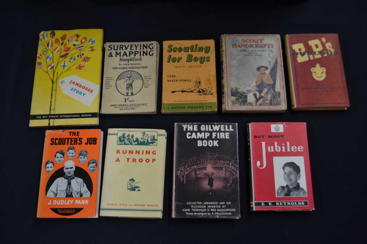 Scouting interest: 9 titles: E E REYNOLDS: BOY SCOUT JUBILEE, London, OUP, 1957; JOHN THURMAN AND