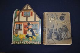 Two Children's Books: "Mabel in Rhymeland" and "Chunky Cottage" Heavily pencil marked inside to
