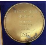 A commemorative gold award medallion to HST 125 43076 In Support of help For Heroes NL