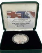 A 2004 Silver Piedfort commemorative five pounds coin for the 100th Anniversary of the Entente