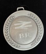 A commemorative silver award medal to York Signal Box