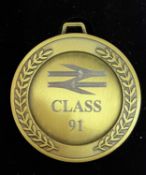 A commemorative gold award medal to 91110 Battle of Britain memorial Flight BN