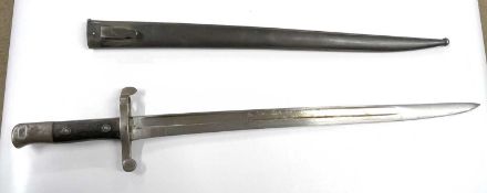 Austrian bayonet-sword 1886 Steyr for Mannlicher rifleThe length with scabbard: 615 mmOverall