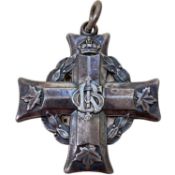 First World War silver Canadian Memorial Cross (lacking ribbon and box) impressed to reverse 63762