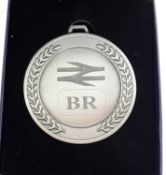 A commemorative silver award medal to York Diesel Depot