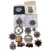 Quantity of modern foreign Fire Service cap badges to include Guyana Fire Service, New Zealand