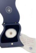 A 2003 Autralian Silver commemorative proof coin, to mark the Golden jubilee of Queen Elizabeth