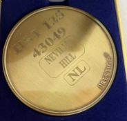 A commemorative gold award medallion to HSTY 125 43049 Neville Hill