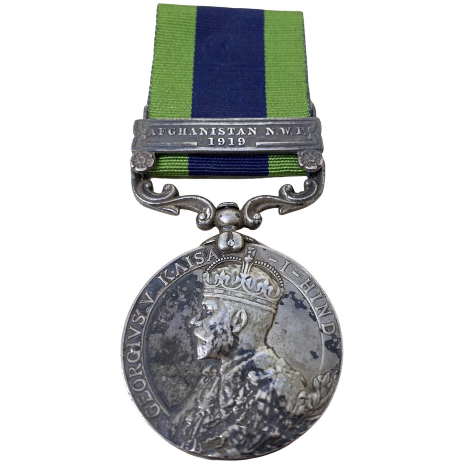 George V Indian general service medal with North West frontier 1930-31 clasp, Royal Mint, name
