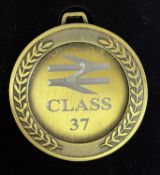 A commemorative gold award medal to 37114 City of Worcester BS