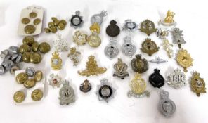 Quantity of modern Elizabeth II military and police cap badges