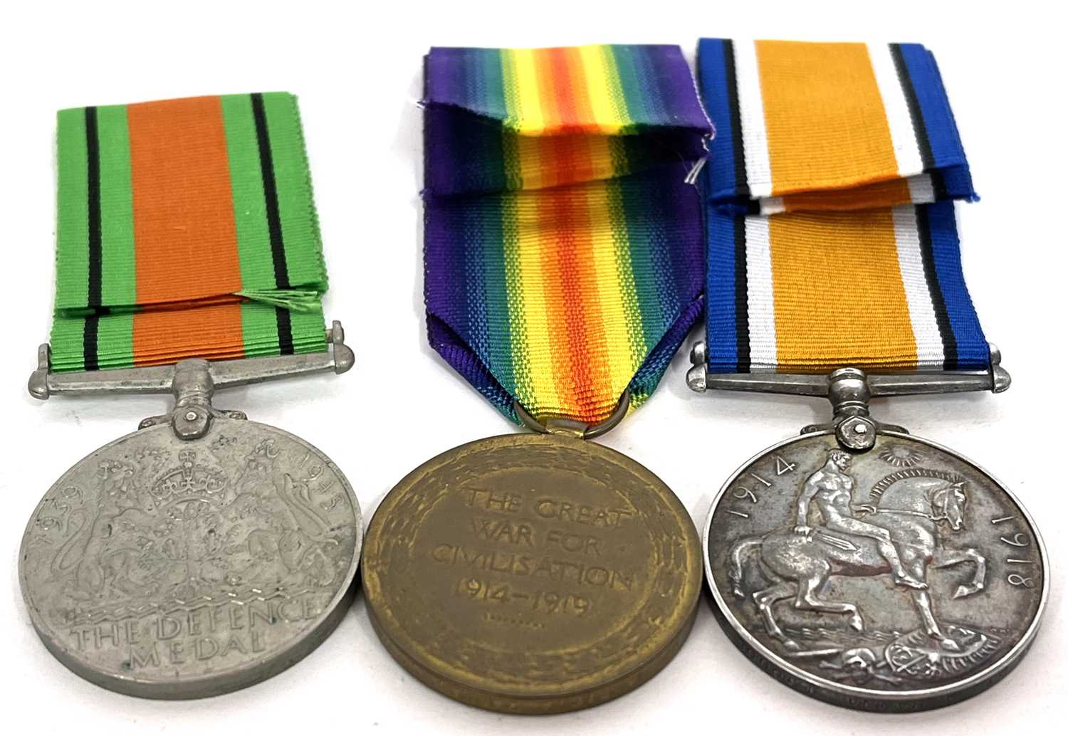 Great War Liverpool Regiment Medal Pair, comprising British War Medal and Victory Medal, named to - Image 2 of 2