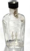 Third Reich Fantasy SS poison bottle stamped to side, gift with skull and crossbones and Vorsicht
