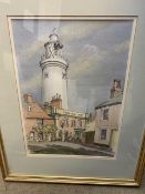 Bruce Hepburn RA (British, 20th century), ink and watercolour, 'Southwold' (Sole Bay Inn), signed