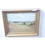 Wilfred S. Pettitt (British, 1904-1978), 'Wiverton, North Norfolk', oil on board, signed, 10.5x8.